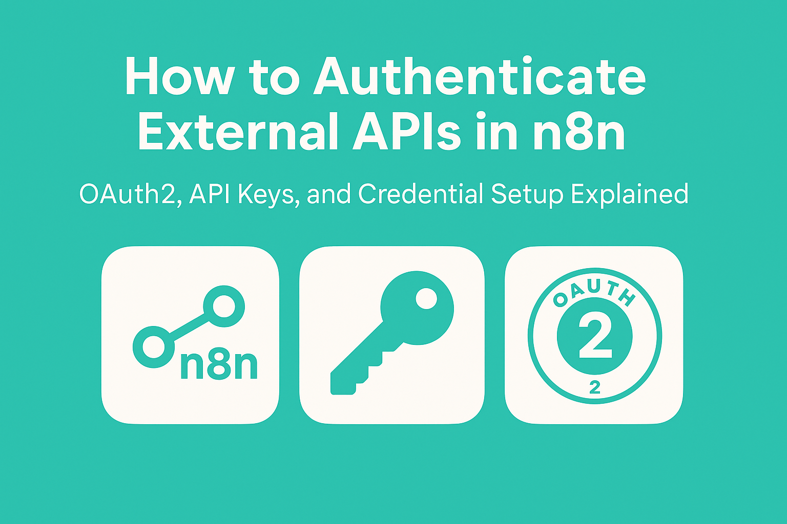 Feature image for n8n credentials